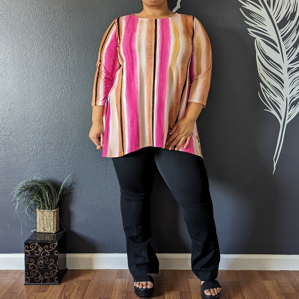 Alfani Striped Swing Top